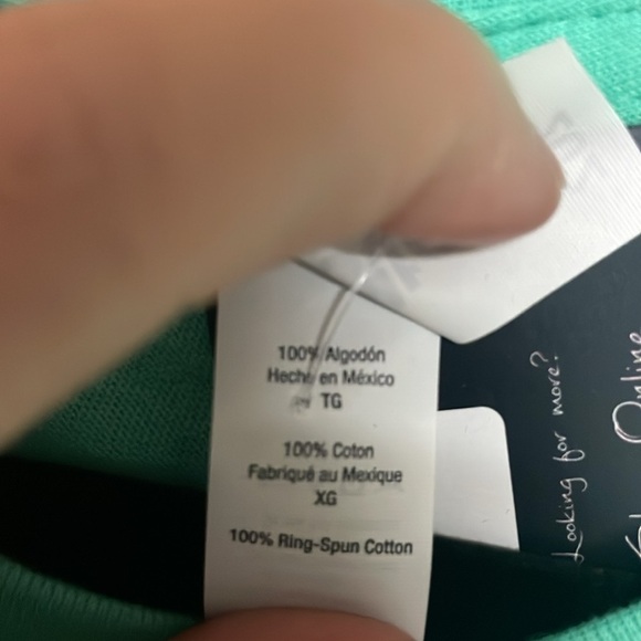 Tultex size XL Green Malibu Barbie Graphic Short Sleeve Crewneck Soft T-Shirt - Picture 3 of 6